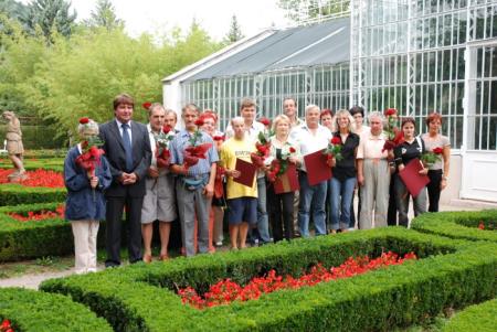 Skupinska fotografija v Botaničnem parku
